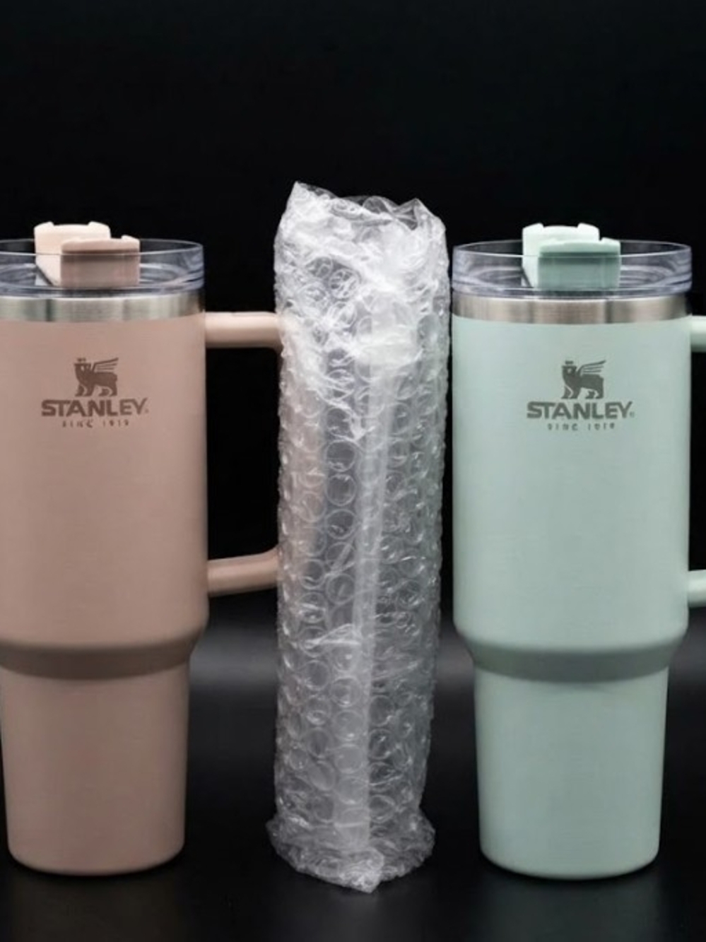 Stanley 40 Oz.  Travel Mugs in Mint Green and Blush CHOOSE ONE